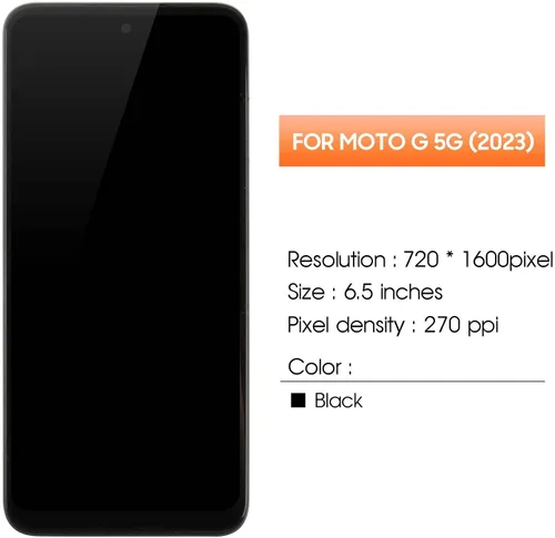 Miniatura 2 de Pantalla para Motorola Moto G 5G 2023 Reemplazo de pantalla para Moto XT2313 Pantalla LCD XT2313-6, XT2313-3 Pantalla táctil Digitalizador Asamblea