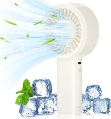 Miniatura 9 de HandFan Mini ventilador de mano, ventiladores pequeños de próxima generación portátil [8.5 horas de funcionamiento] con potente motor turbo de alta