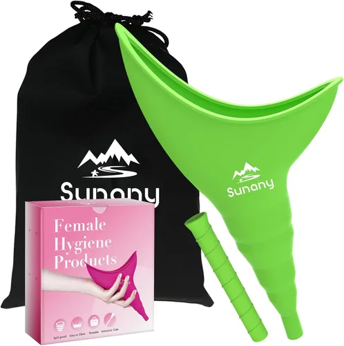 Miniatura 15 de Female Urination Device, Reusable Female Urinal Silicone Women Pee Funnel Allows Women to Pee Standing Up, The Perfect Companion for