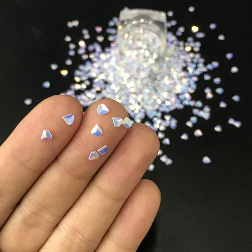 Miniatura 2 de PrettyG Paquete de 0.35 oz/paquete – Lentejuelas con purpurina en forma de diamante 3D de 0.118 pulgadas – Festival Rave Belleza Maquillaje Cara