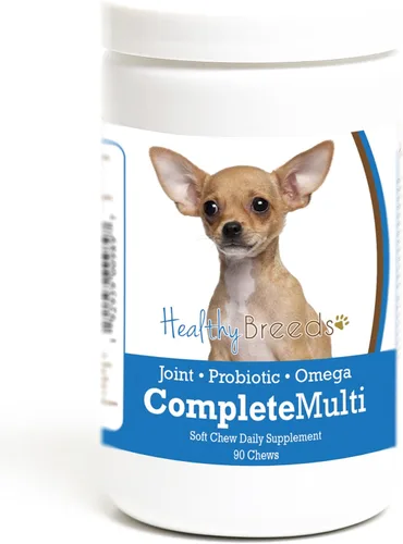 Healthy Breeds Chihuahua todo en uno multivitamínico suave masticable 90 unidades