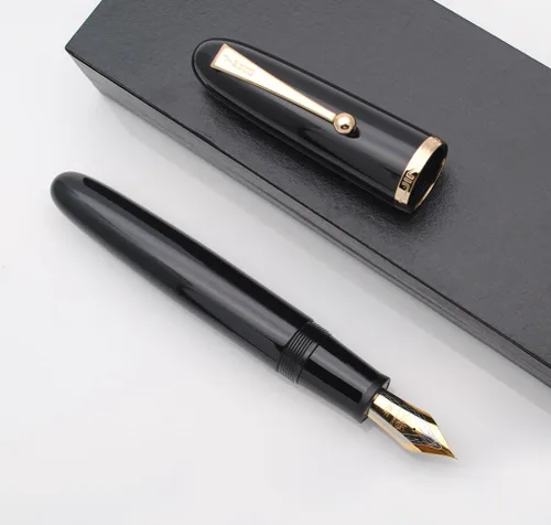 Miniatura 6 de JINHAO 9019 - Pluma estilográfica Dadao Series con convertidor de tinta de alta capacidad (negro, punta extrafina 0.015 in)