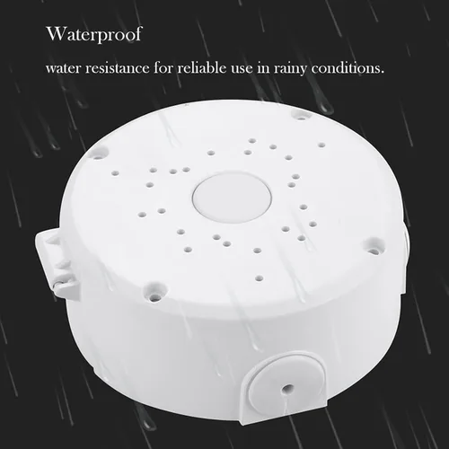 Miniatura 5 de Soporte universal para cámara de seguridad, soporte de caja de conexiones abatible, base de cámara IP de plástico impermeable, soporte de cable
