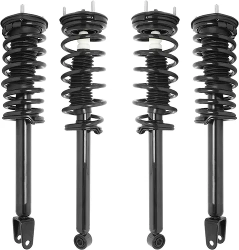 Miniatura 20 de Detroit Axle - 4 piezas de soportes para Toyota 2004 2005 2006 2007 2008 2009 Prius, soportes delanteros y traseros con resortes helicoidales