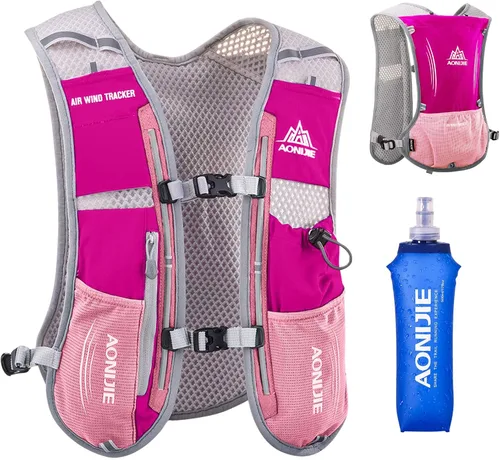Miniatura 16 de Azarxis Chaleco de Hidratación para Correr Mochila 5L 5.5L para Mujeres y Hombres para Correr en Senderos Carrera de Maratón Ciclismo Senderismo