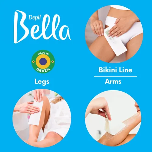 Miniatura 7 de Depil Bella Rollo de cera depilatoria con miel y propóleos Depilación corporal, cartucho de cera para depilación Para hombres y mujeres Auto