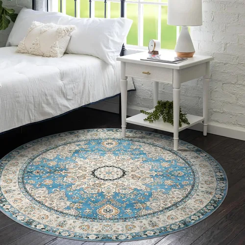 Miniatura 299 de Lahome Alfombra Bohemia Tribal Lavable de 3 x 5, Alfombras Antideslizantes para Entrada, Dormitorio, Sala de Estar, Vintage, Ultra Suave, No