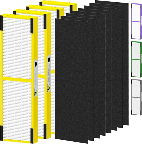 Paquete de 4 filtros FLT4825 B de repuesto compatibles con purificadores de aire G-Guardian AC4825 AC4825E AC4825W AC4850 AC4300 AC4800 AC4900 para