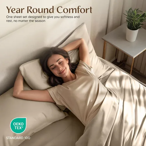 Miniatura 12 de Utopia Bedding Juego de sábanas Queen – Sábanas de 4 piezas para cama tamaño Queen, microfibra suave y transpirable, incluye 1 sábana bajera, 1 Gris