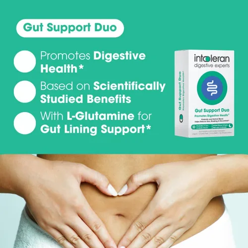 Miniatura 3 de Intoleran Gut Support Duo - Probióticos y mezcla de hierbas para la salud digestiva Ayuda a aliviar la hinchazón ocasional, gases y molestias*