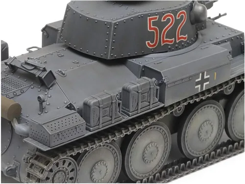 Miniatura 6 de Tamiya 35369 1/35 Tanque alemán Lt Panzerkampfwagen 38t Ausf E/F