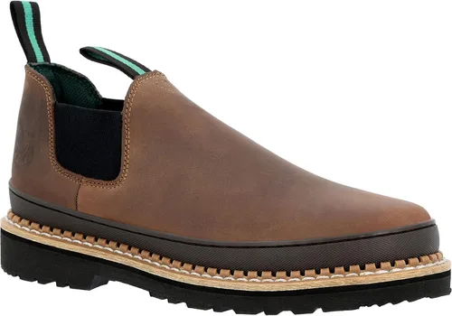 Miniatura 3 de Georgia Giant Romeo - Botas sin cordones - GR262, cuero de grano completo, antideslizantes, ligeras, con protector de parachoques resistente al