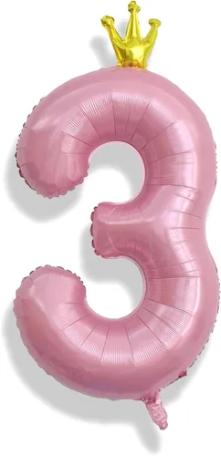 Miniatura 10 de Globos de número azul pastel de 40 pulgadas, globo gigante autoinflable de aluminio número 5 de cumpleaños para niños, globos azul bebé para hombres