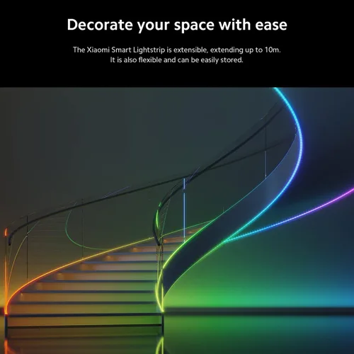 Miniatura 6 de Xiaomi Tira de luz inteligente (6.6 pies), compatible con Alexa, Google Assistant, aplicación Apple Homekit Home, compatible con WiFi