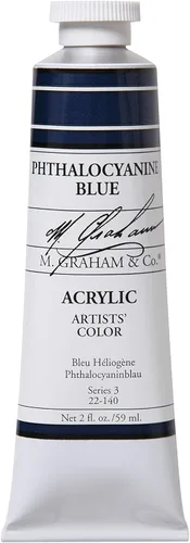 Miniatura 33 de M. Graham - Pintura acrílica de tubo de 2 onzas, carmesí Alizarin Alizarin Crimson
