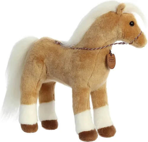 Aurora Exquisito animal de peluche Breyer Morgan - Detalles realistas - Juego imaginativo - Marrón 13 pulgadas