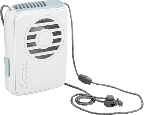 Miniatura 15 de O2COOL Ventilador de Collar Deluxe, Funciona con Pilas, para Enfriamiento Personal con Correa Ajustable (Negro)