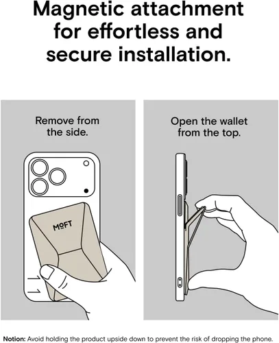 Miniatura 9 de MOFT Soporte magnético para cartera compatible con iPhone serie 17/16/15/14/13/12, ajuste de ángulo y soporte de teléfono compatible con MOVAS