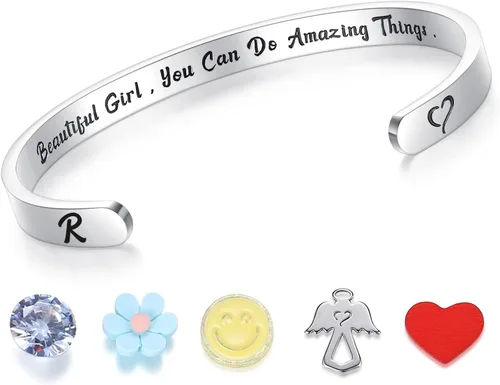 Miniatura 21 de SAM & LORI Pulseras personales para adolescentes, mujeres, regalos de joyería significativos (varios diseños) para mejor amiga, hija, nieta