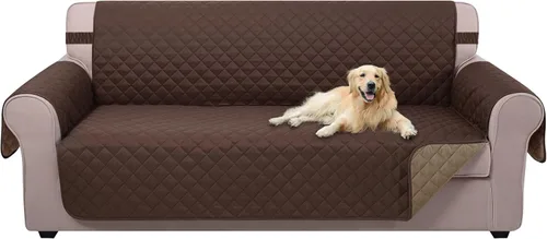 Miniatura 38 de U-NICE HOME Funda de sofá reversible para perros con correas elásticas, resistente al agua, protector de muebles para mascotas, funda de sofá