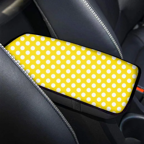 Miniatura 29 de Accesorios interiores de lunares Funda protectora universal para reposabrazos de consola central Protector de vehículo suave y cómodo