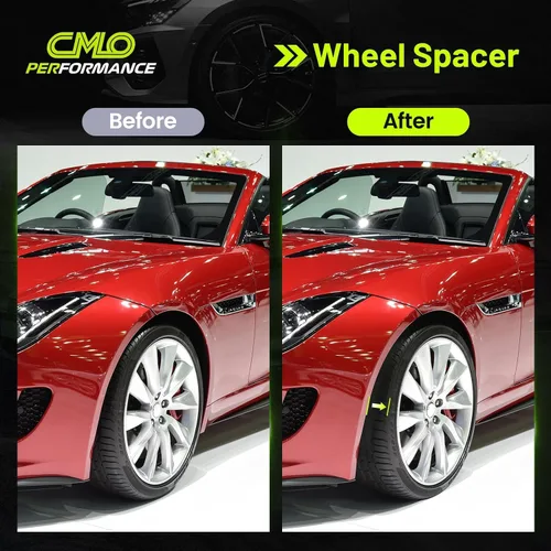 Miniatura 7 de Espaciadores de rueda centrados de 0.118 pulgadas de 5 x 108 pulgadas, compatibles con Ford Fusion Jaguar F-Type XF XJ XJR XK XKR XE S-Type X-Type