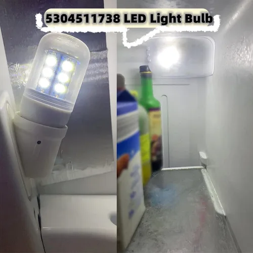 Miniatura 6 de Paquete de 2 bombillas LED de refrigerador 5304511738 de 3.5 W para Frigidaire Kenmore Kei D34l refrigerador, iluminación LED de repuesto KEID34L