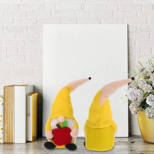 Miniatura 2 de NUOBESTY Adorno de muñeca, muñeco sin rostro de gnomo con tapa de lápiz, adorno para el hogar, muñeca para el hogar y el escritorio del aula