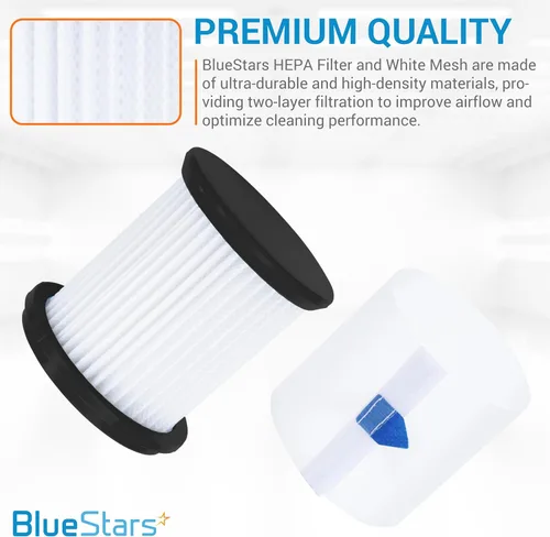 Miniatura 5 de BlueStars Filtro HEPA con malla blanca para aspiradoras inalámbricas INSE N5S N5T S6T S6P Pro S610/TMA T120 T121 T151 T150 T220 T220 T210 T181 T180