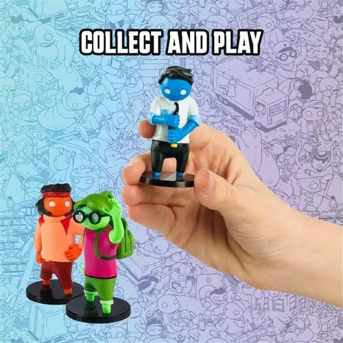 Miniatura 5 de Figuras de acción de Gang Beasts Paquete de cinco Figuras de 2.5 pulgadas para niños. Juguetes de superhéroe para niños y niñas. Colecciona 16