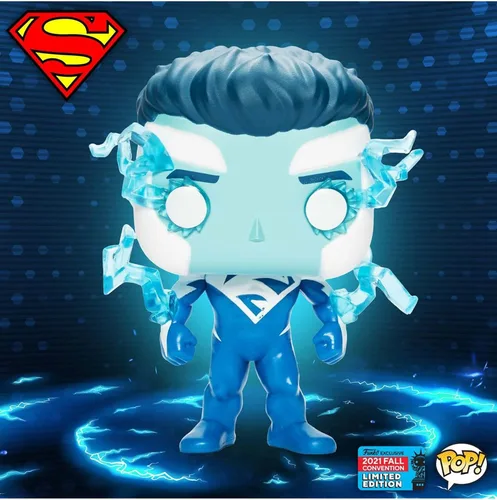Miniatura 6 de Funko Superman Blue Pop! Figura de vinilo - Convención 2021 exclusiva