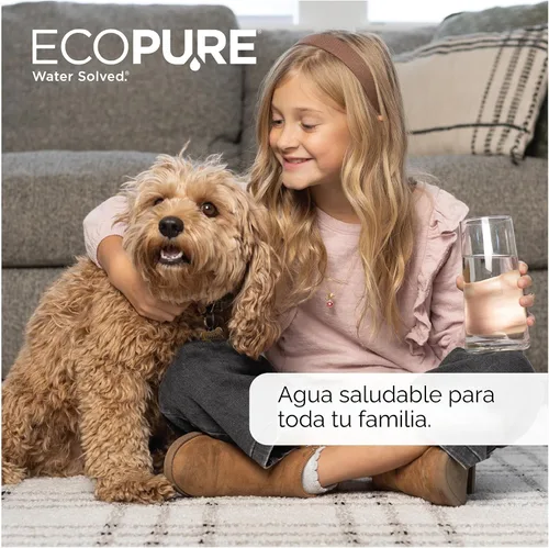 Miniatura 4 de EcoPure EPINL30 - Filtro de agua para refrigerador en línea de 5 años, ajuste universal para la mayoría de refrigeradores, máquinas de hielo