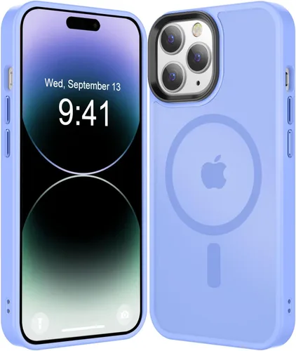 Miniatura 199 de Fuerte magnético para iPhone 11, compatible con Magsafe, [resistente a caídas de 13 pies] Funda trasera translúcida mate con sensación de piel