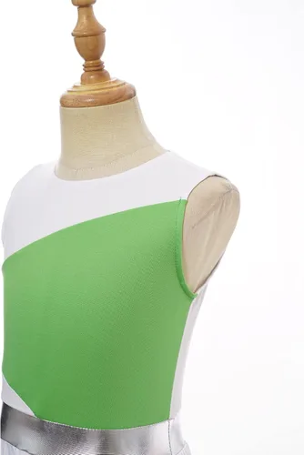 Miniatura 100 de CHICTRY Vestido de baile lírico sin mangas asimétrico para niñas, disfraz de adoración litúrgica contemporánea