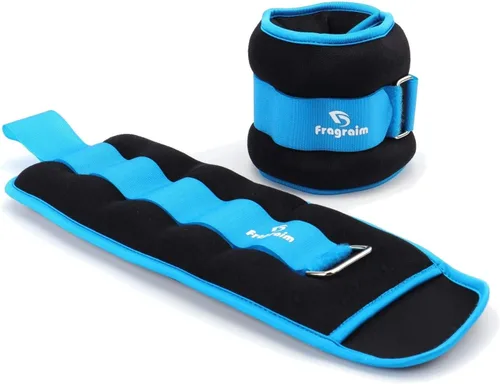 Miniatura 7 de Fragraim - Juego de pesas de tobillo para mujeres, hombres y niños, ideal para entrenamiento de fuerza para muñeca/pierna/brazo, correa ajustable, 1