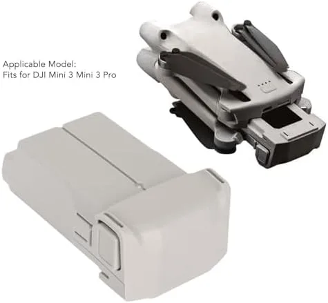 Miniatura 3 de Dpofirs Batería de repuesto Mini 3 Pro, 3850 mAh Mini 3 batería, batería de litio de repuesto para dron de larga duración para Mini 3 Mini 3 Pro