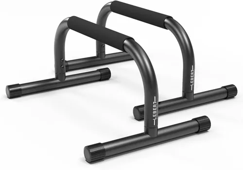Lebert Parallette Bars - Equipo de entrenamiento de peso corporal resistente para inmersiones, flexiones, sesiones en L y entrenamientos de núcleo,