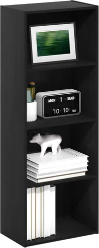 Miniatura 34 de Furinno Luder - Estantería abierta de 3 niveles, color roble francés