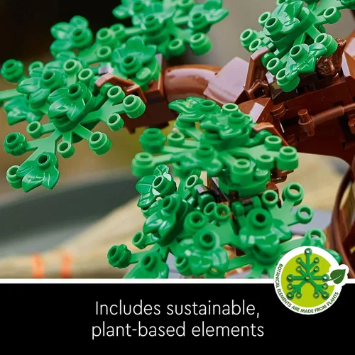 Miniatura 7 de LEGO Botanicals Juego de Construcción de Árbol Bonsái - Plantas de Árbol Bonsái Artificial para Decoración del Hogar, Adultos de 18+ Años - Plantas