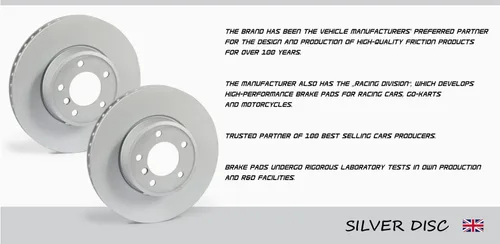 Miniatura 2 de Nuevo Juego Frenos VIC-4533 Discos de freno ventilados 2 uds delantero izquierdo/derecho compatible con DACIA SANDERO / STEPWAY II 0.9-Electric