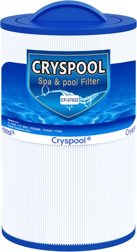 Cryspool® 07022 Filtro compatible con Caldera 50, Caldera Spas, C-7350, 1019401, 73532, PCD50N, FC-3963, cartucho de filtro de spa de 50 pies