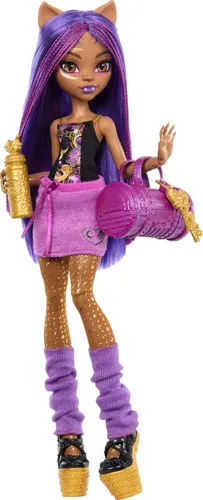 Miniatura 4 de Monster High Skulltimate Secrets Clawdeen Wolf Muñeca con Guardarropa y 19 Accesorios de Moda Sorpresa, Juguete +4 Años (HXH85)