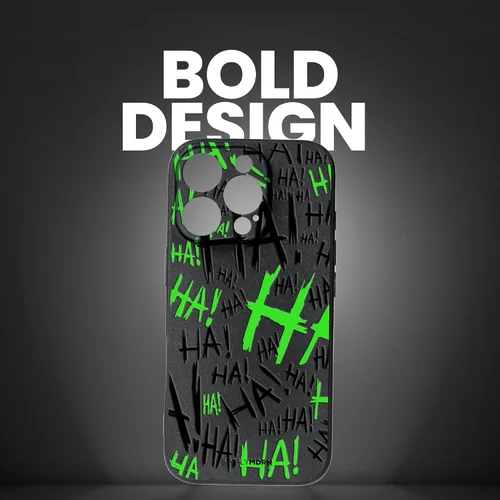 Miniatura 2 de SIMPLYMDRN Funda delgada para iPhone 13 Pro Max, diseño de Joker Haha, funda genial para hombres, cubierta de diseñador de villano superhéroe