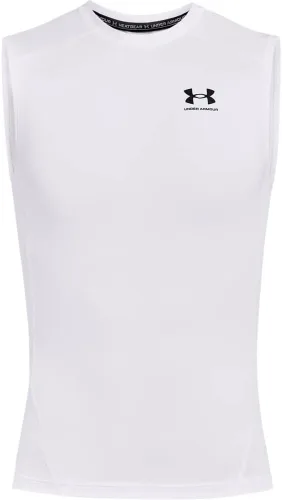 Miniatura 5 de Under Armour Camiseta sin mangas de compresión HeatGear para hombre
