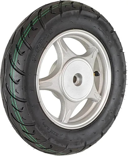 Miniatura 10 de RedCap Rueda trasera de 10 pulgadas y neumático de 3.5-10 para scooter de 50 cc con freno de tambor GY6 QMB139 Sunny TaoTao Vitacci Amigo Milano