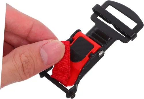Miniatura 4 de ULTECHNOVO Hebilla de liberación rápida, clip adaptador de correa de barbilla duradera para medios cascos de cara completa, mecanismo de bloqueo