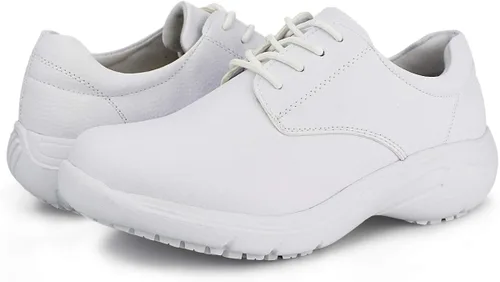 Miniatura 3 de Hawkwell Women's Slip Resistant Lightweight Nursing Shoes Comfortable Lace Up Work Shoes