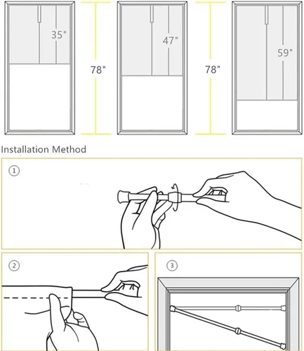 Miniatura 7 de Leowefowa Noren - Cortina japonesa para puerta, cortina de puerta de estilo japonés, tapiz de puerta para cocina, decoración del hogar, 33.5