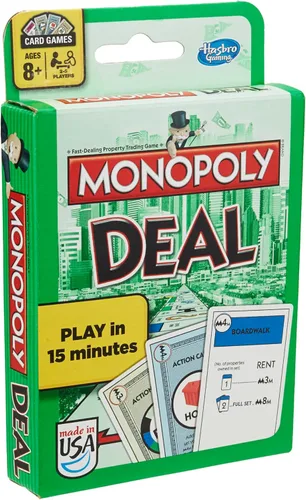 Miniatura 2 de Monopoly Deal Juego de cartas (versión inglés)