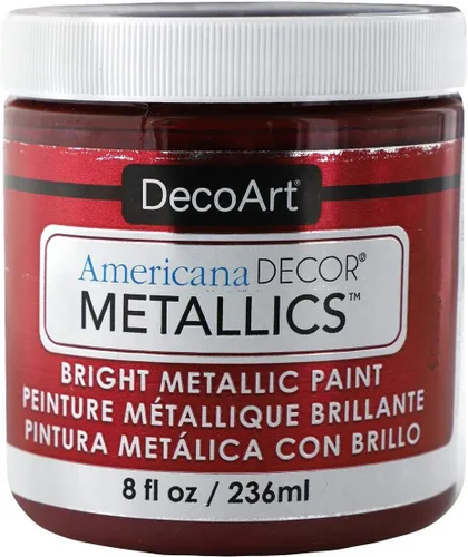 Miniatura 28 de DecoArt Americana Decor Metallics - Pintura metálica de oro de 24 quilates, paquete de 3 (8 onzas líquidas), pinturas metálicas de bricolaje